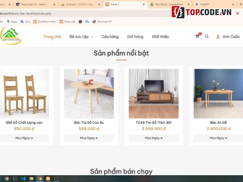 Web bán hàng,Đồ án Web bán hàng,nội thất,web bán hàng nội thất